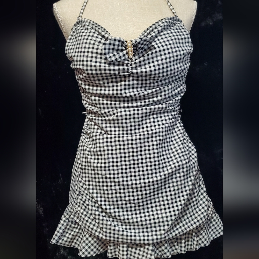 Allen B One Piece Bathing Suit size 12